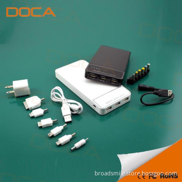 16800mAh Universal Power Bank for Smart phone and Tablet with PC 3 USB Output ports
